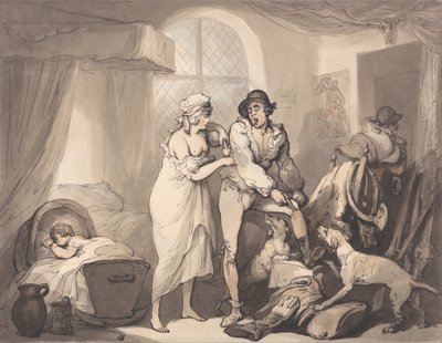 Fire OClock i landet af Thomas Rowlandson